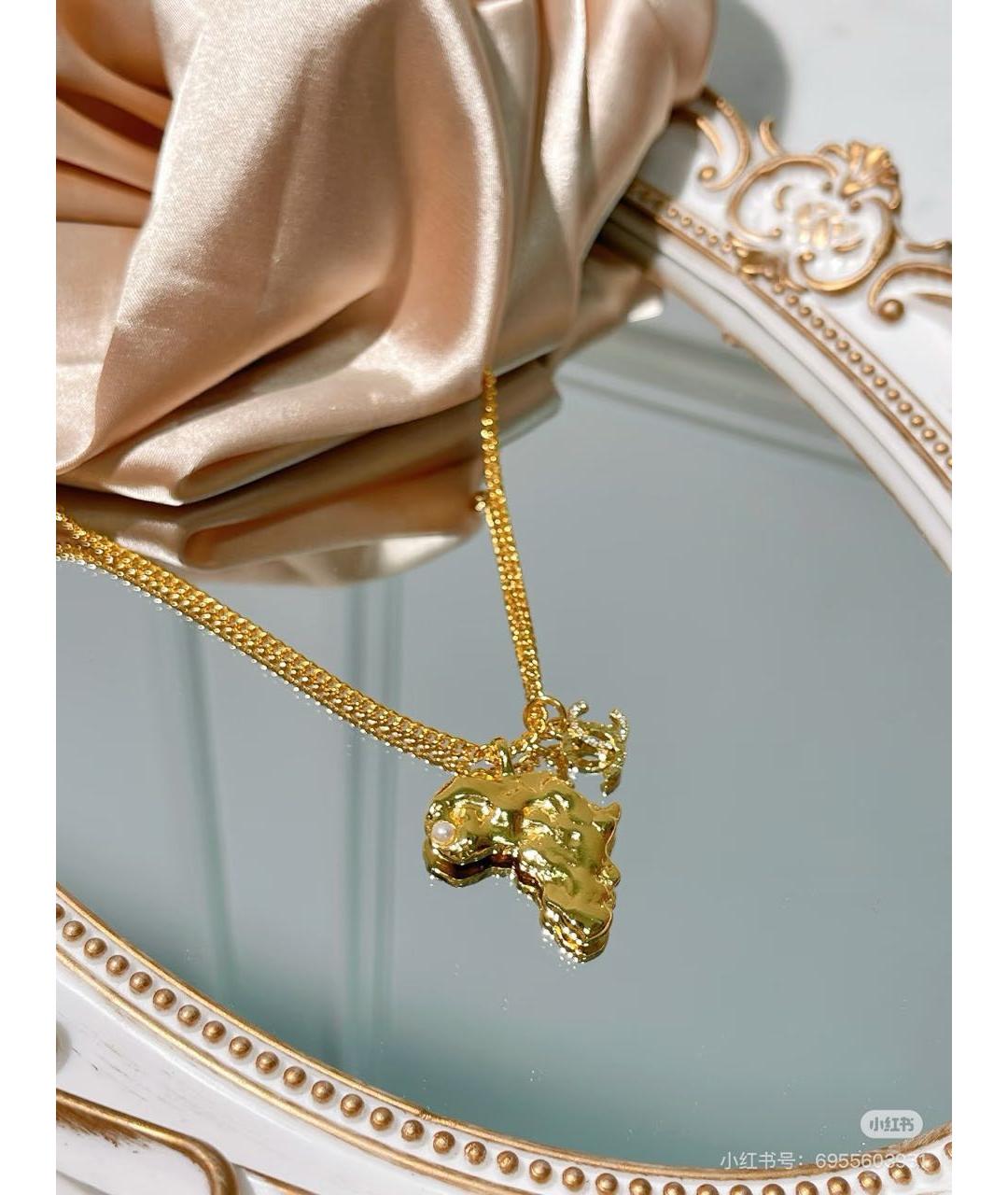 CHANEL Золотое колье, фото 3