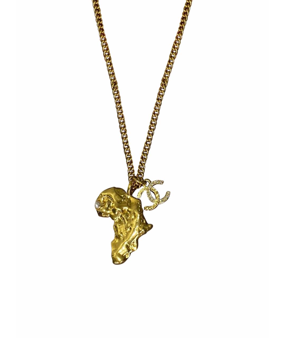 CHANEL Золотое колье, фото 1