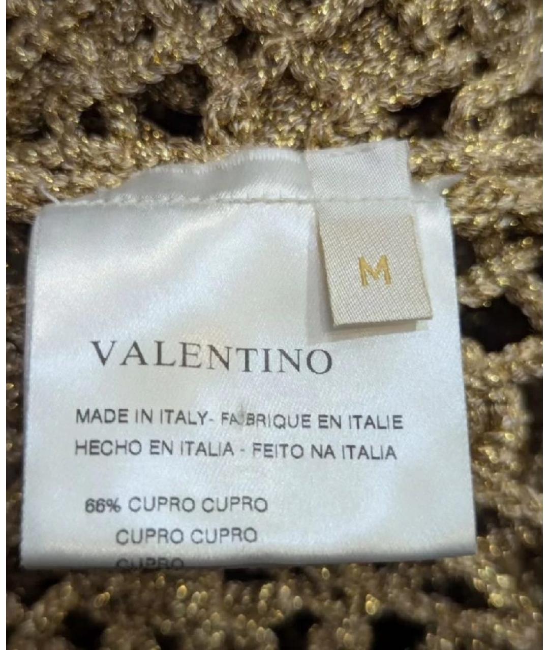 VALENTINO Золотой жакет/пиджак, фото 8