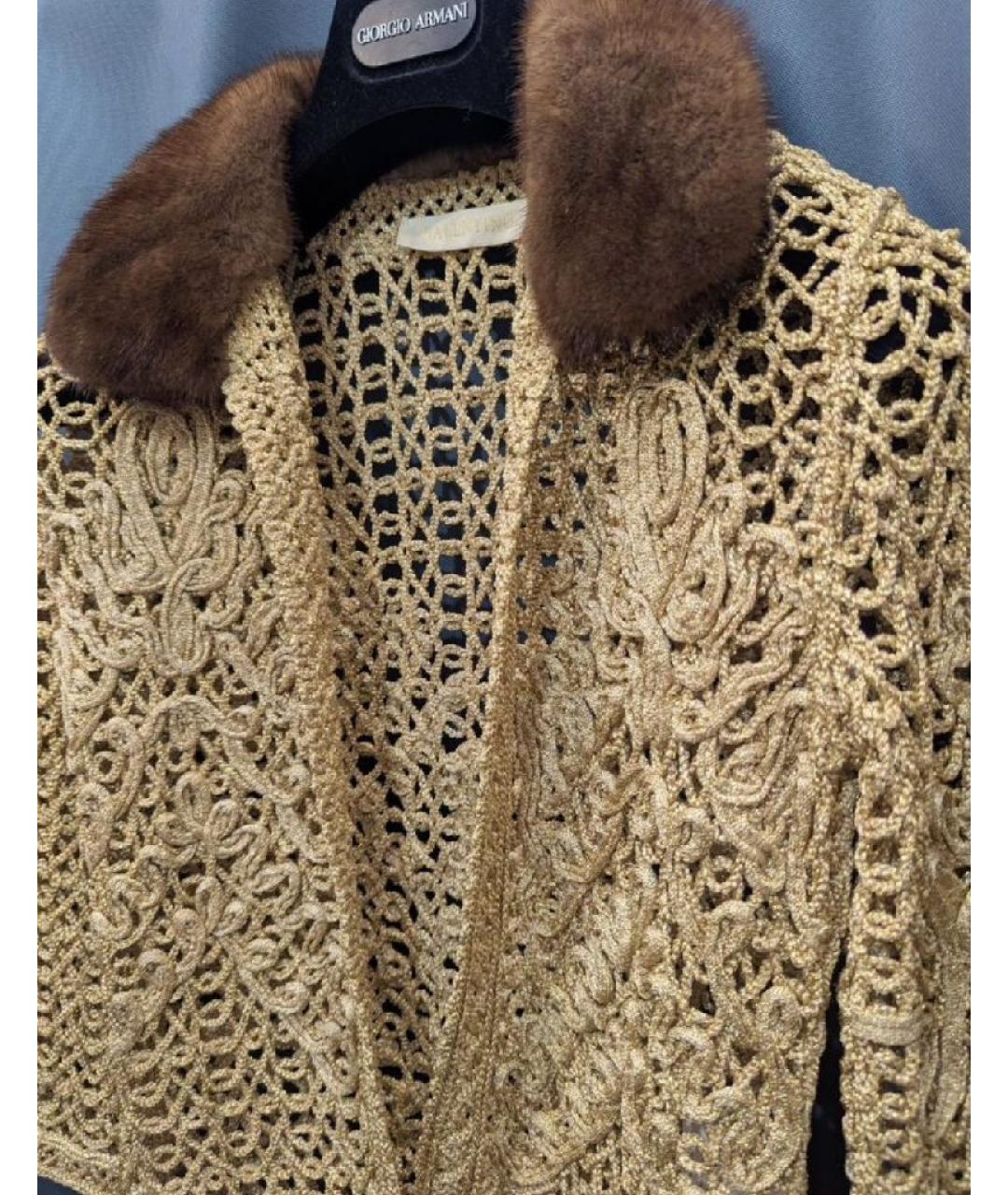 VALENTINO Золотой жакет/пиджак, фото 5