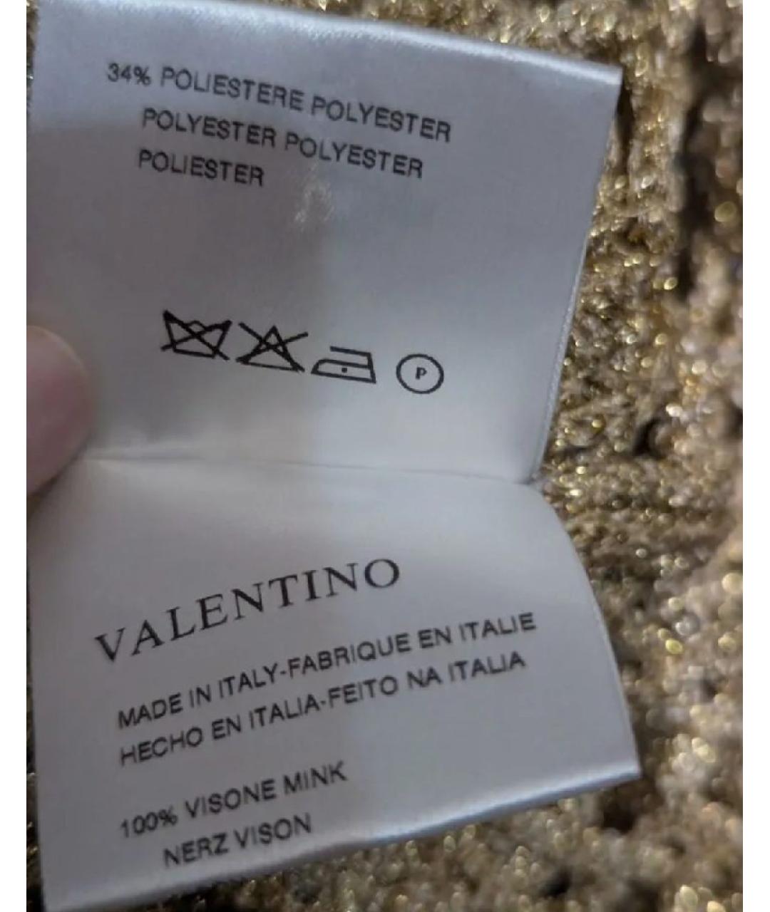 VALENTINO Золотой жакет/пиджак, фото 9