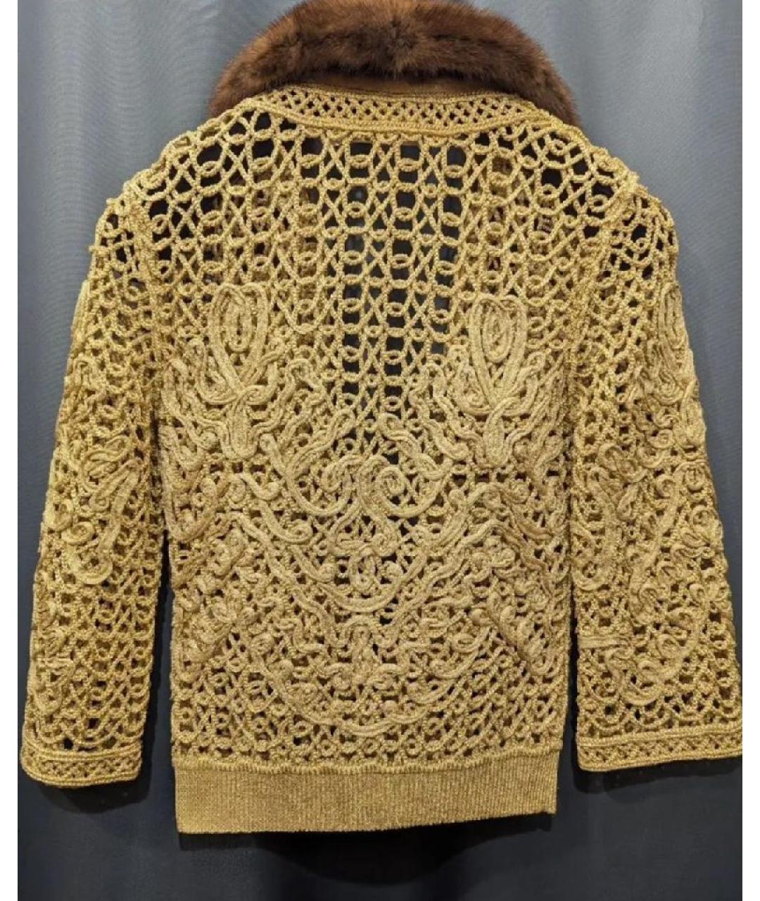 VALENTINO Золотой жакет/пиджак, фото 2