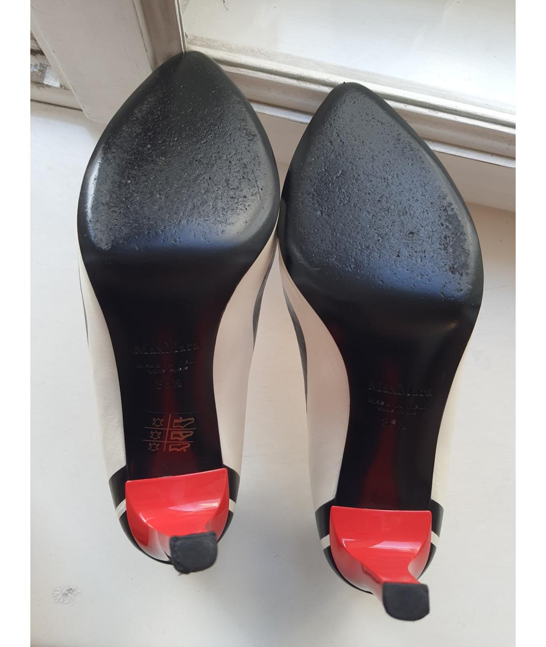 MAX MARA Мульти кожаные туфли, фото 6