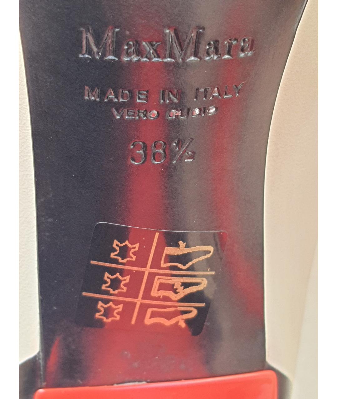 MAX MARA Мульти кожаные туфли, фото 5