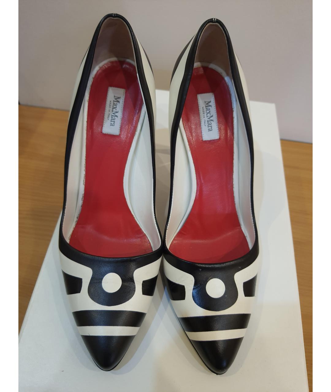 MAX MARA Мульти кожаные туфли, фото 4