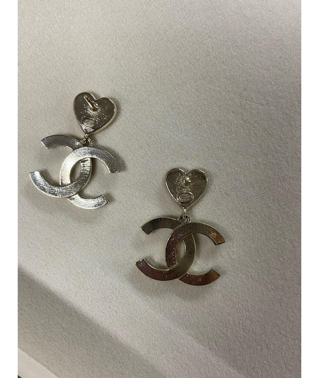 CHANEL Золотые серьги, фото 5