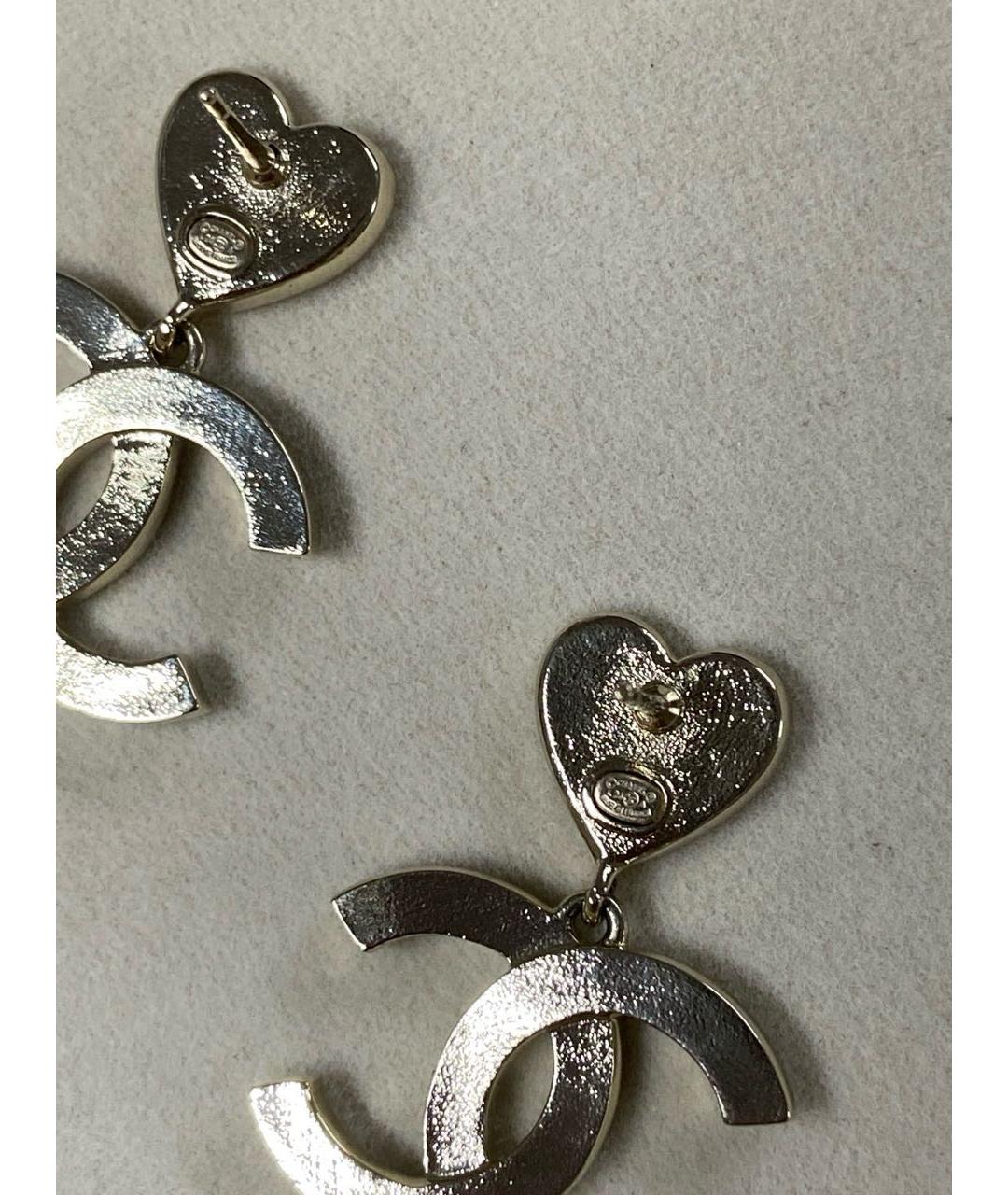 CHANEL Золотые серьги, фото 7