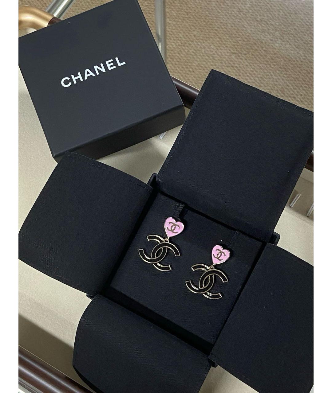 CHANEL Золотые серьги, фото 2