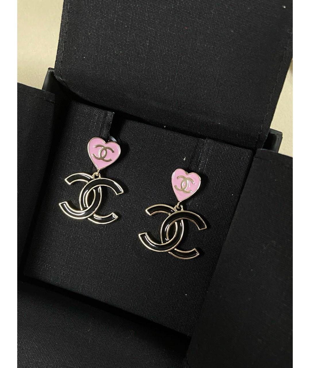 CHANEL Золотые серьги, фото 4