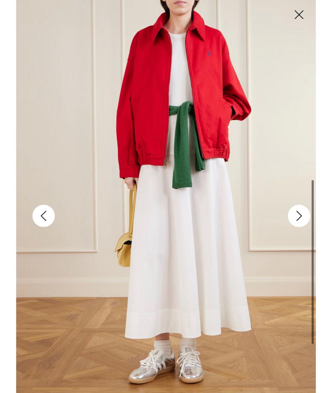 POLO RALPH LAUREN Красная хлопковая куртка, фото 4