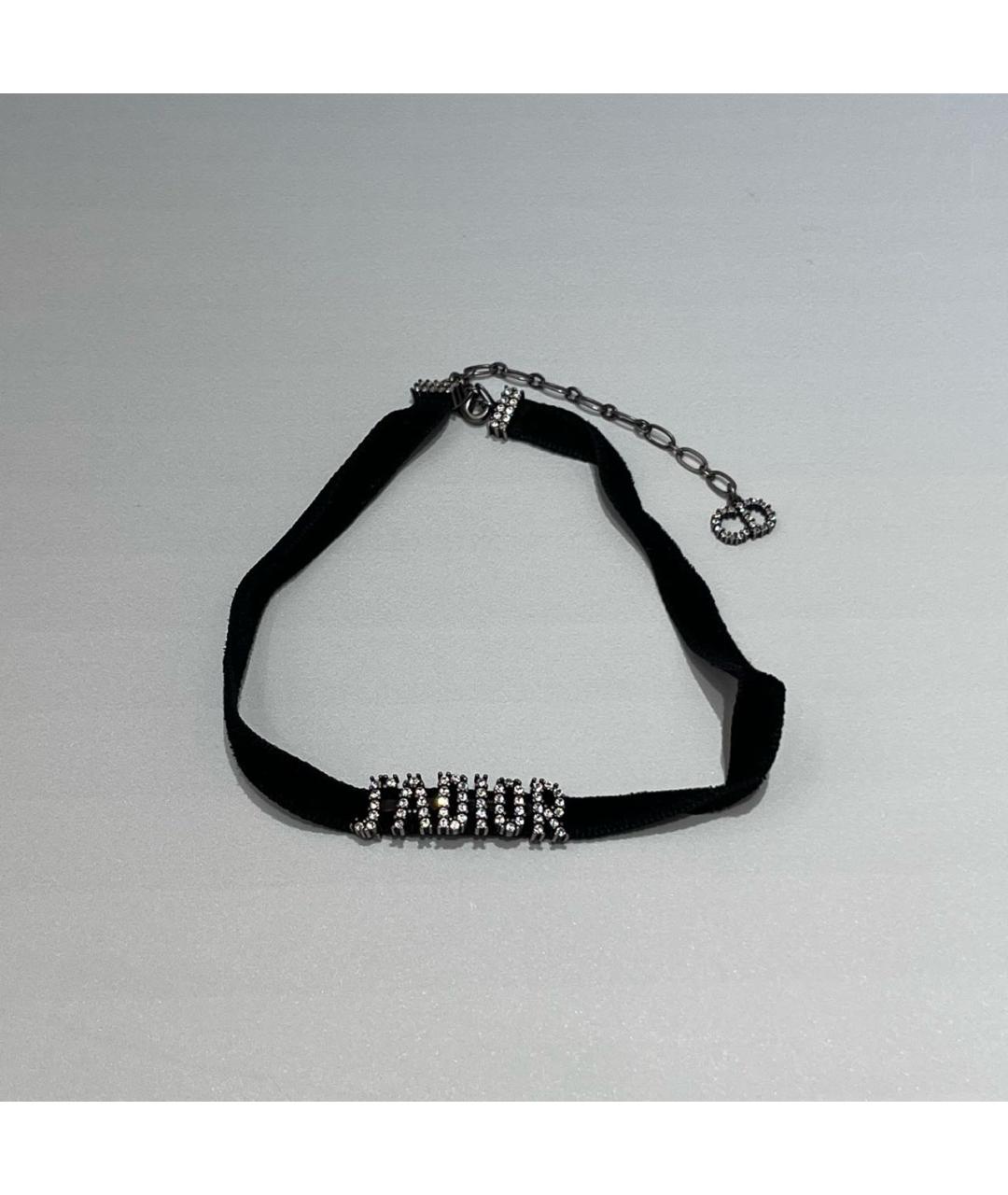 CHRISTIAN DIOR Черный чокер, фото 4
