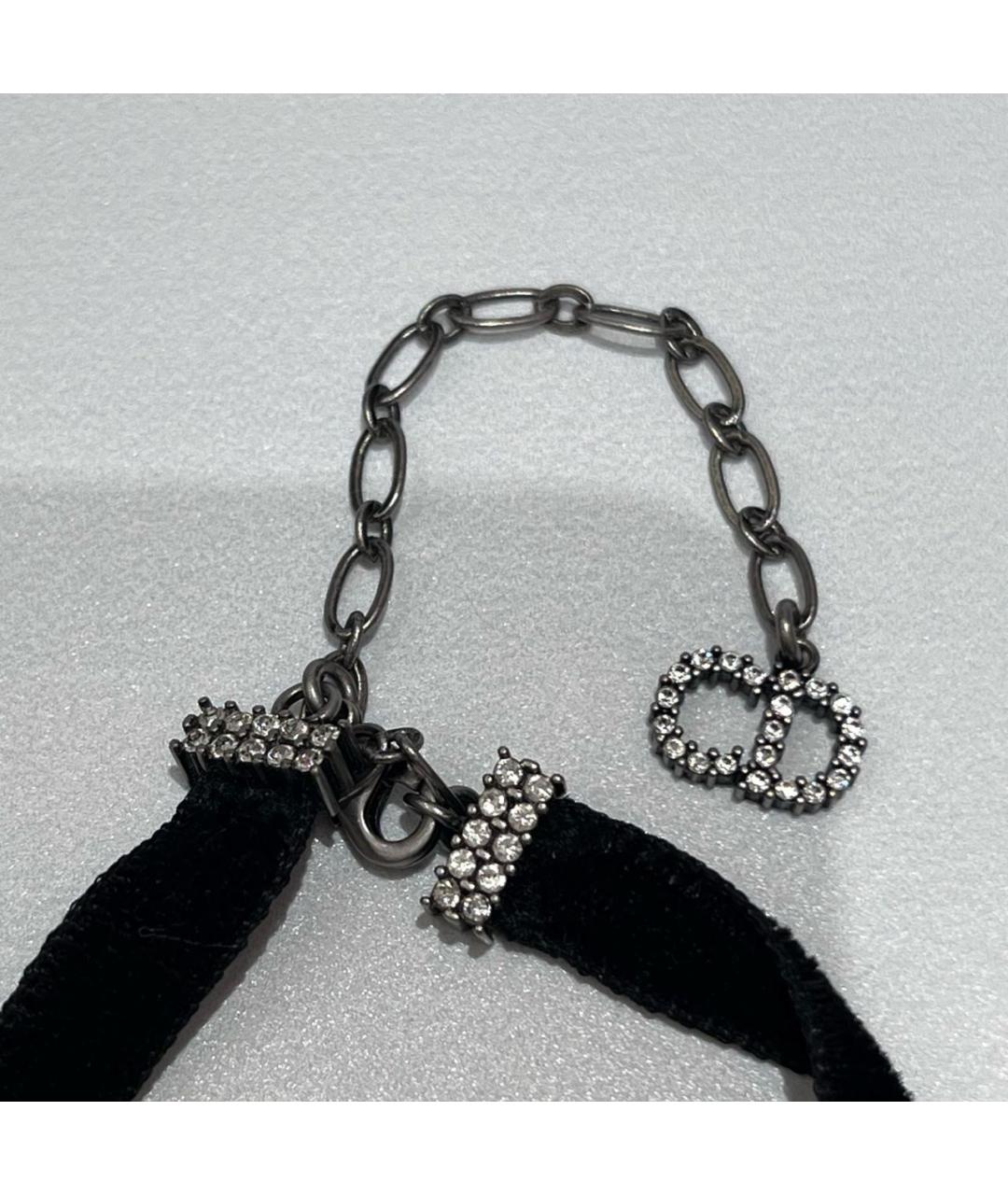 CHRISTIAN DIOR Черный чокер, фото 6