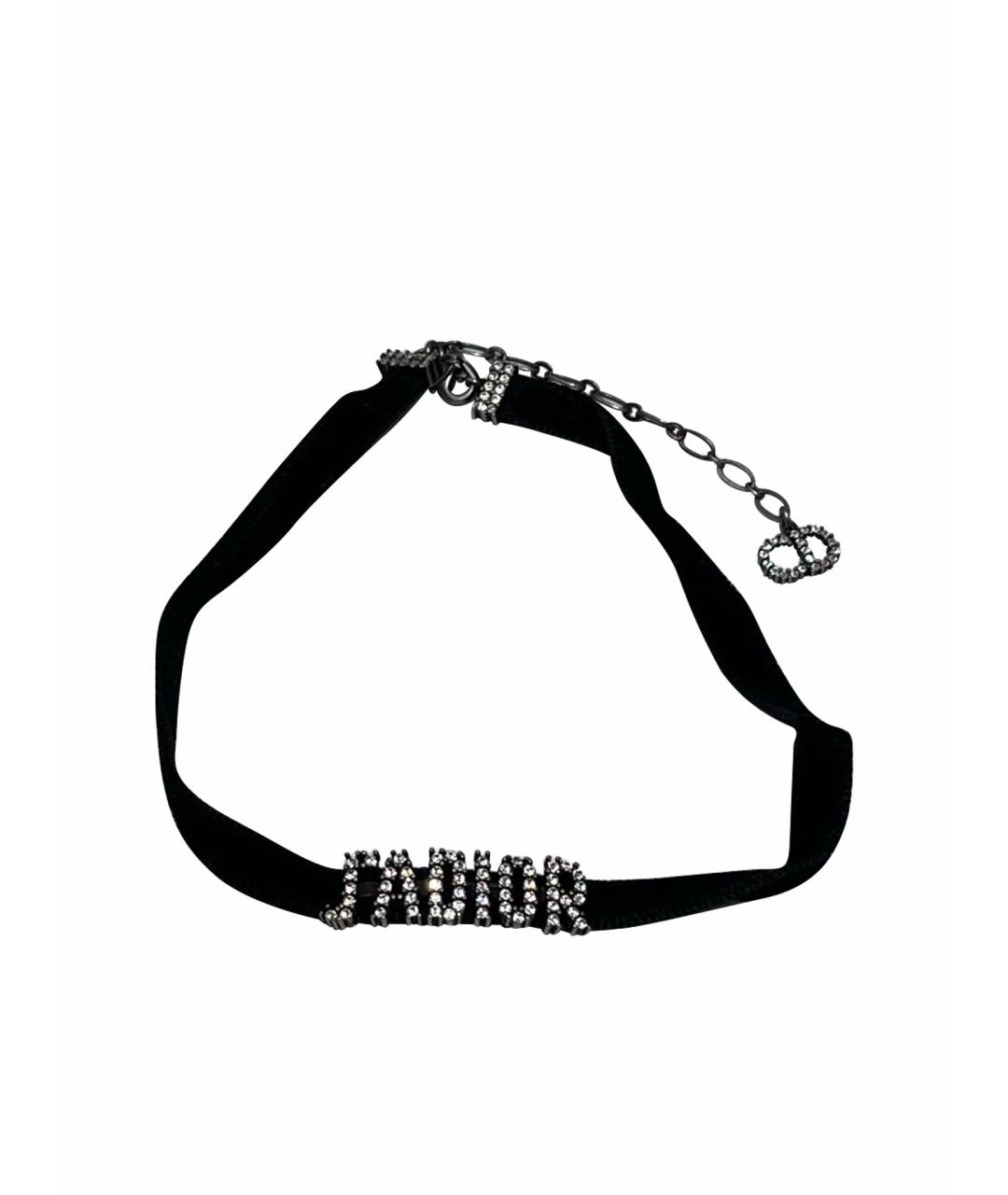 CHRISTIAN DIOR Черный чокер, фото 1