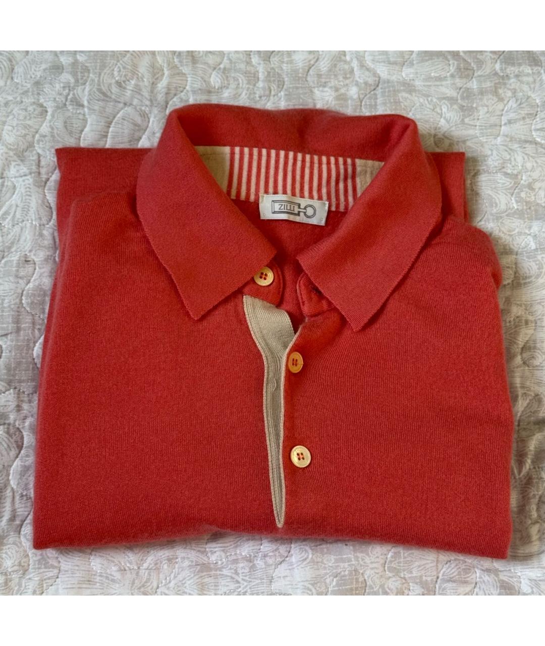 ZILLI Коралловый кашемировый джемпер / свитер, фото 5