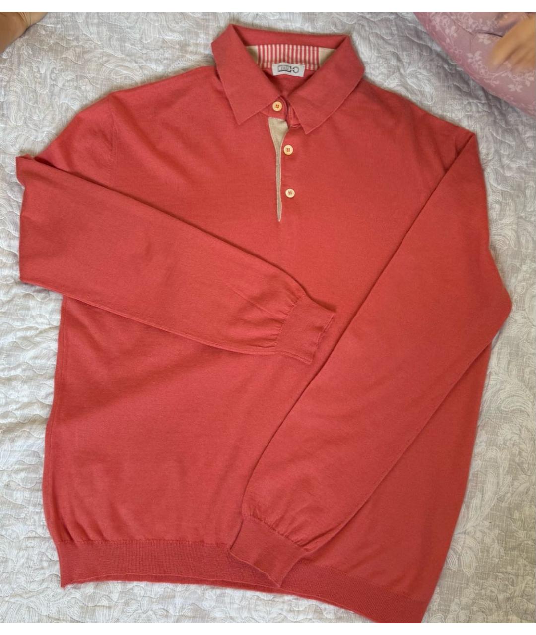 ZILLI Коралловый кашемировый джемпер / свитер, фото 7