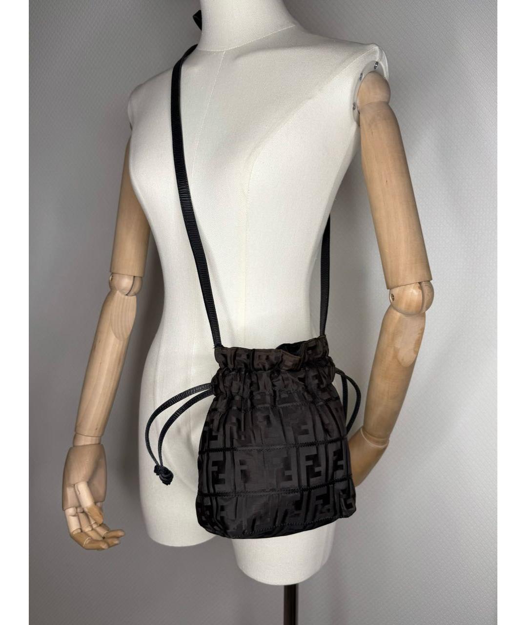 FENDI Коричневая сумка через плечо, фото 2