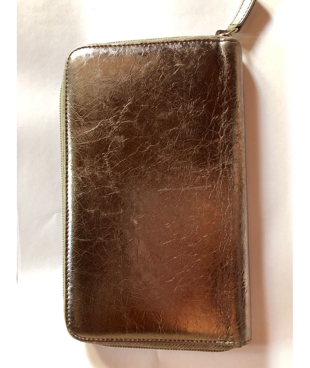 CHANEL PRE-OWNED Серебрянный кожаный кошелек, фото 2