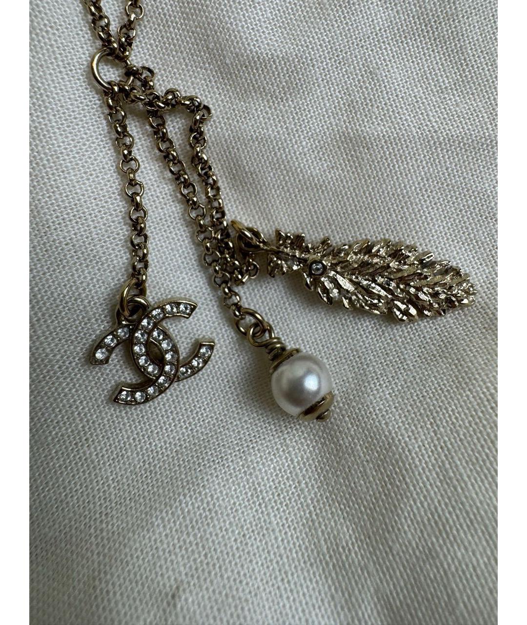 CHANEL Золотое колье, фото 2