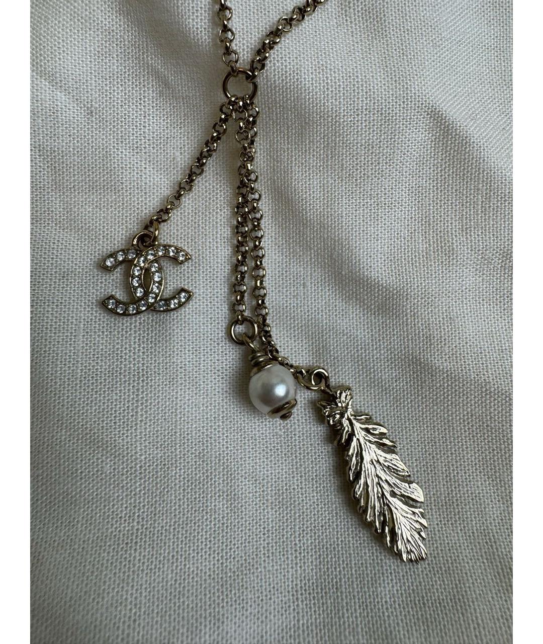 CHANEL Золотое колье, фото 3