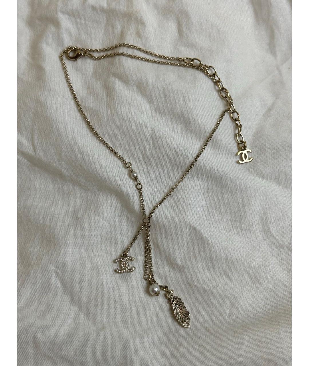 CHANEL Золотое колье, фото 6