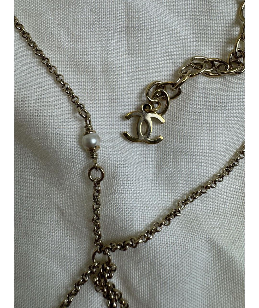 CHANEL Золотое колье, фото 4