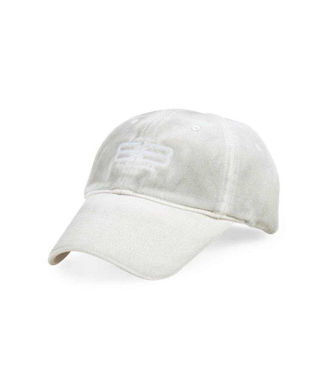BALENCIAGA Белая хлопковая кепка/бейсболка, фото 8