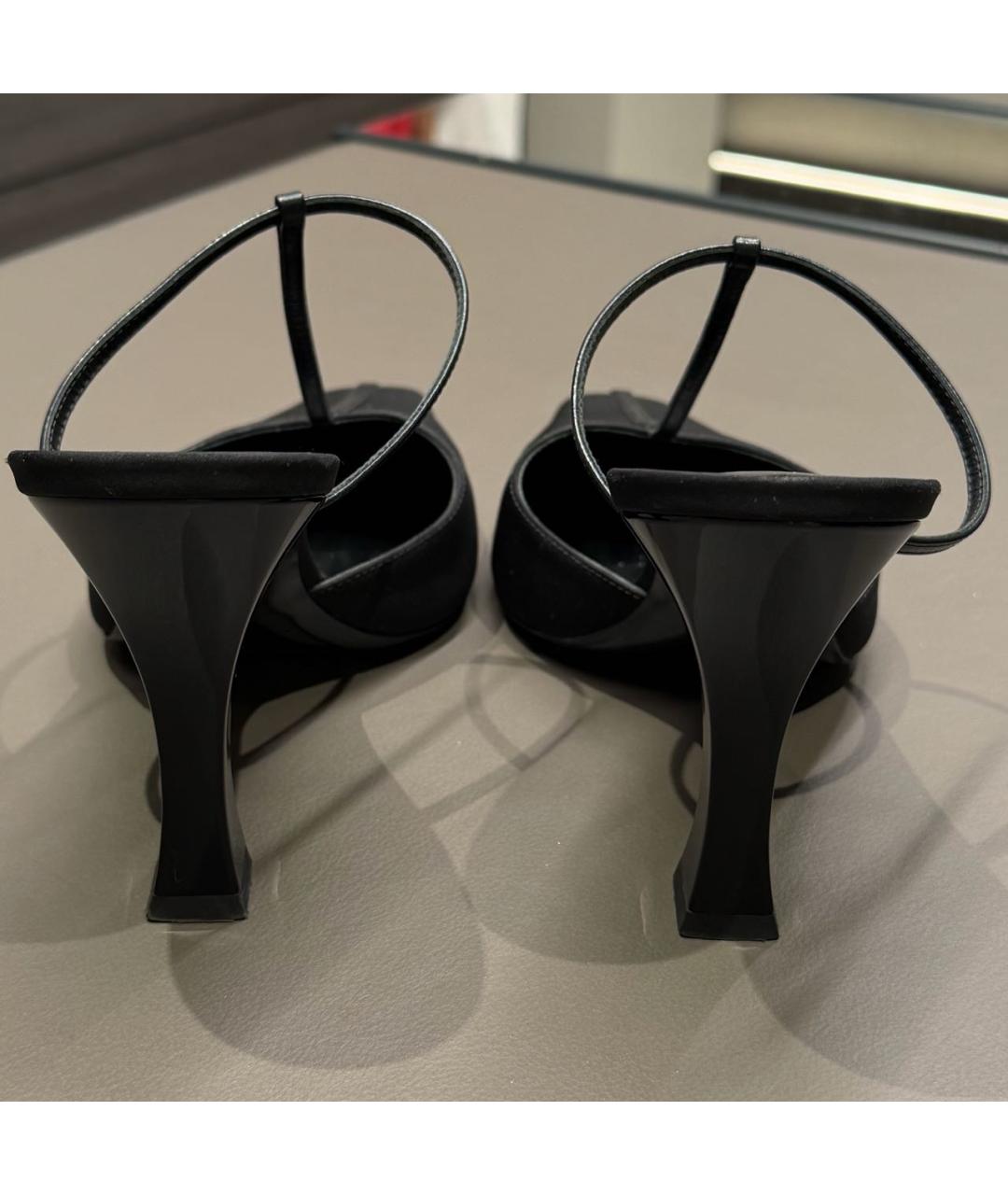 THE ROW Черные текстильные туфли, фото 4