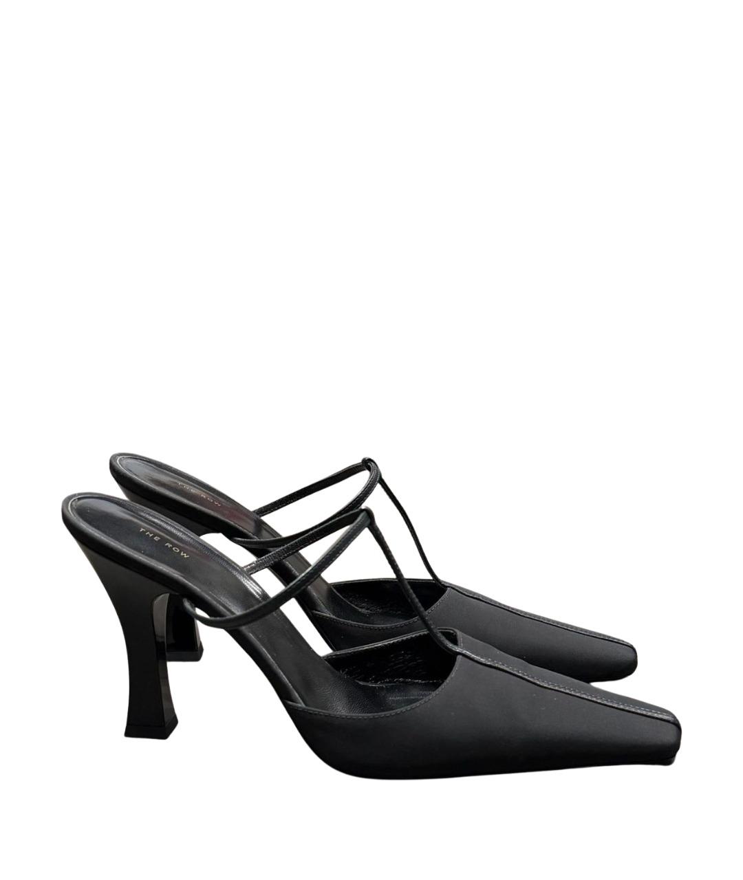 THE ROW Черные текстильные туфли, фото 1