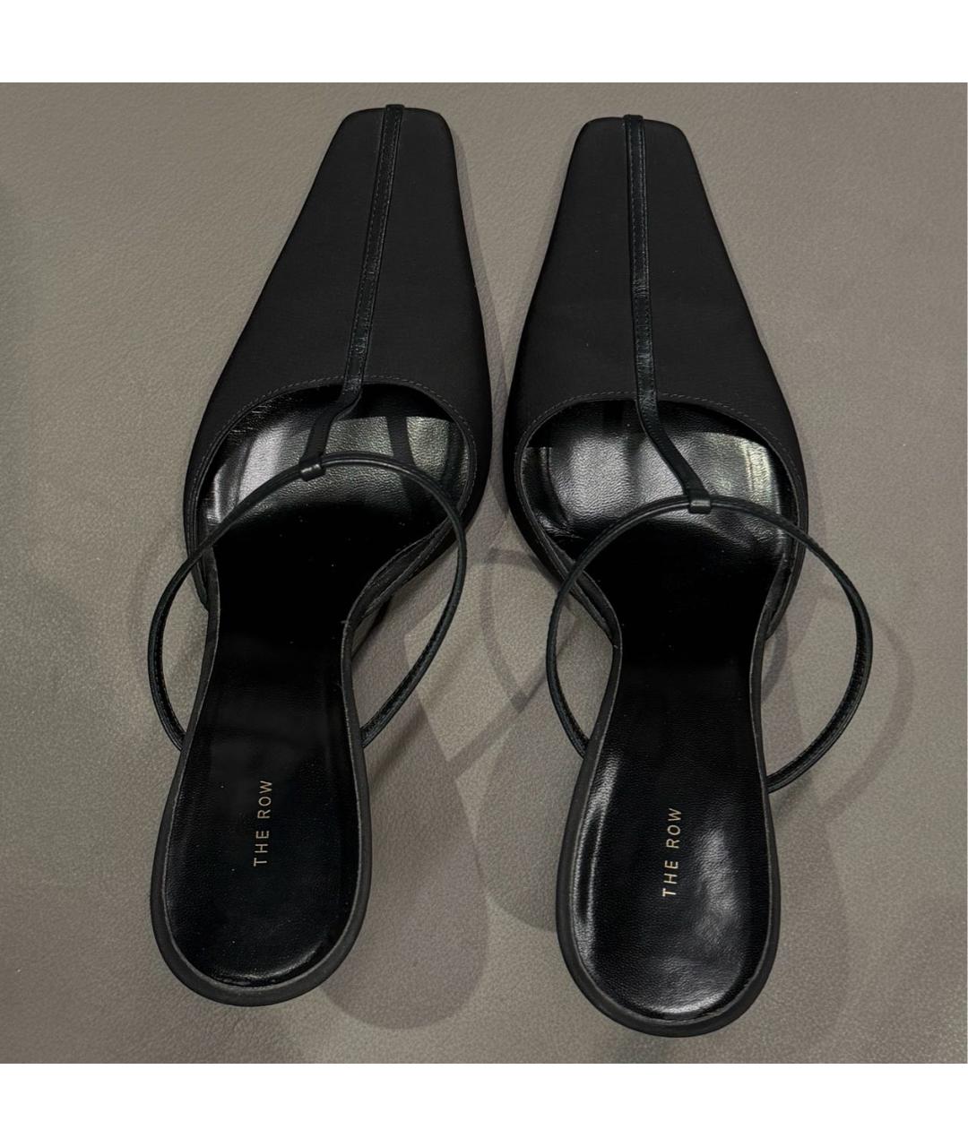 THE ROW Черные текстильные туфли, фото 3