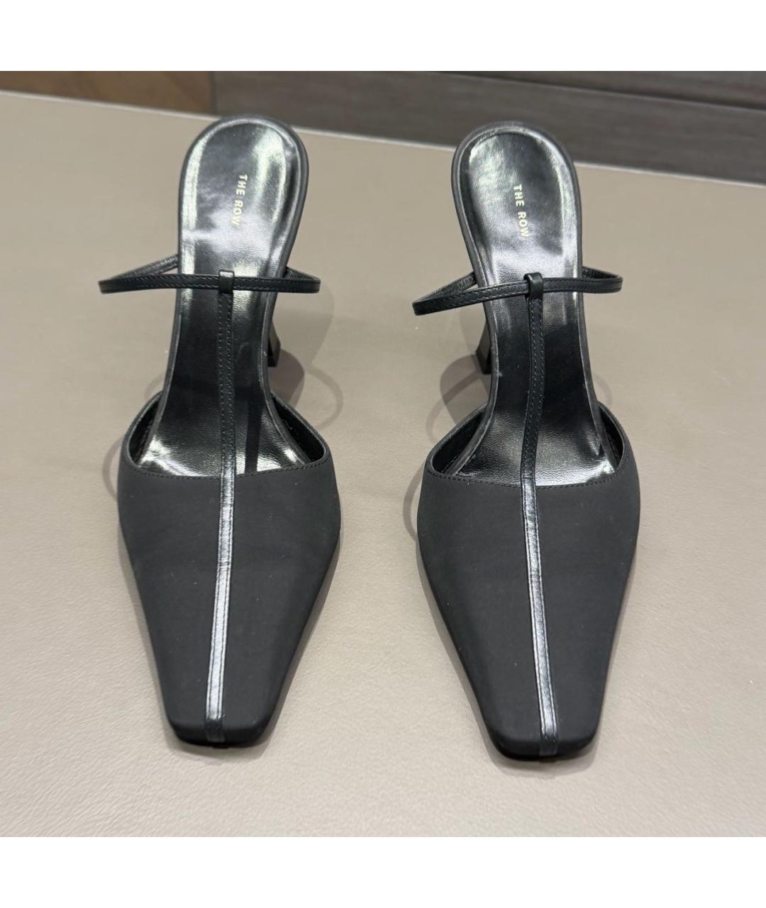 THE ROW Черные текстильные туфли, фото 2