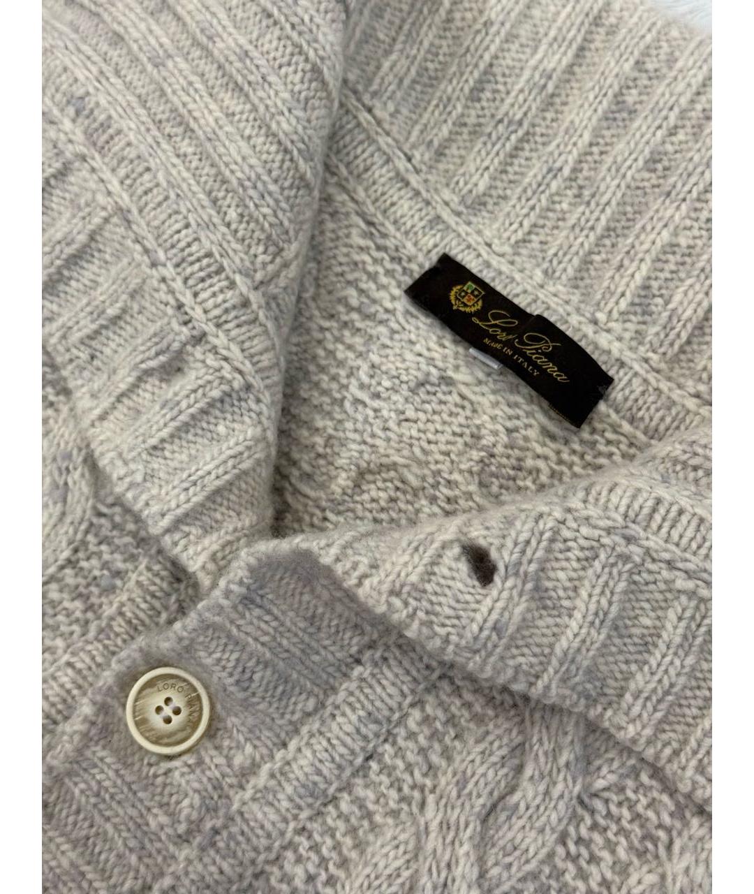 LORO PIANA Бежевый кашемировый кардиган, фото 4