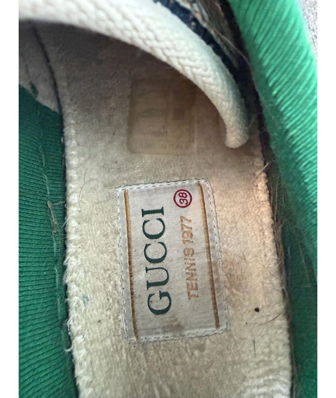 GUCCI Мульти текстильные кеды, фото 6