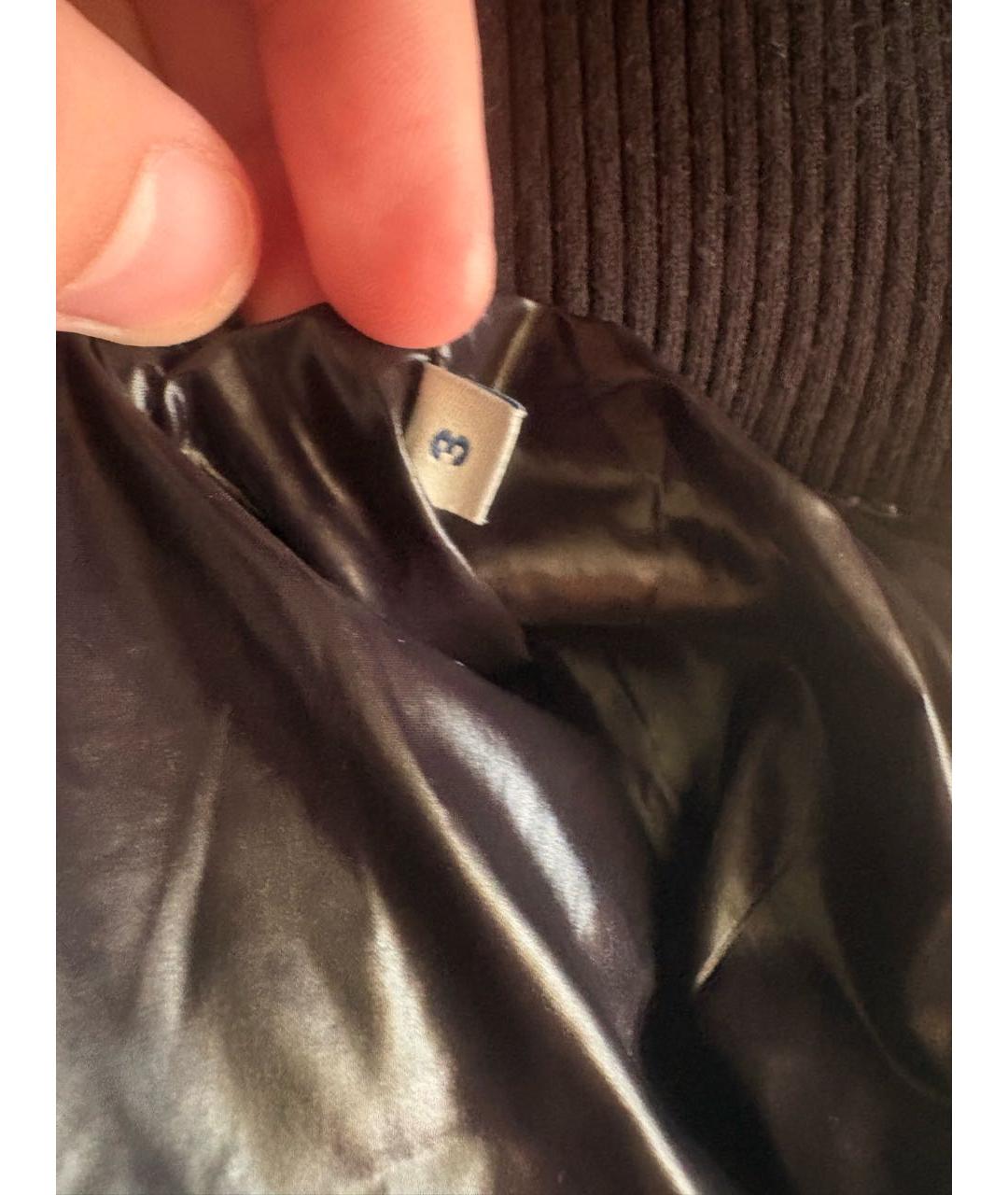 MONCLER Черная хлопковая жилетка, фото 7