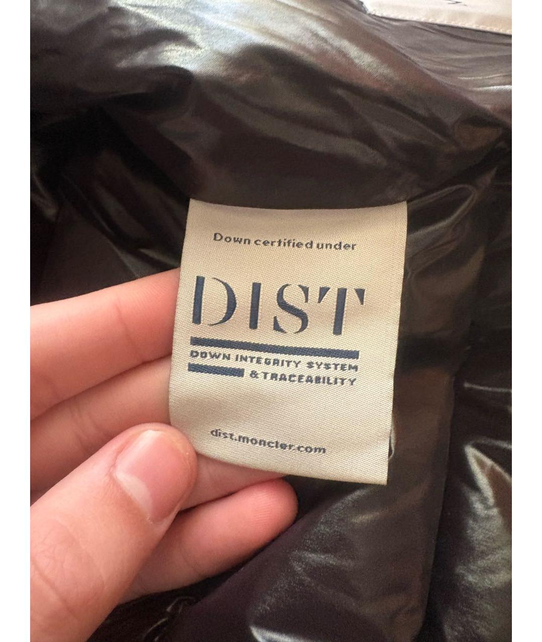 MONCLER Черная хлопковая жилетка, фото 6