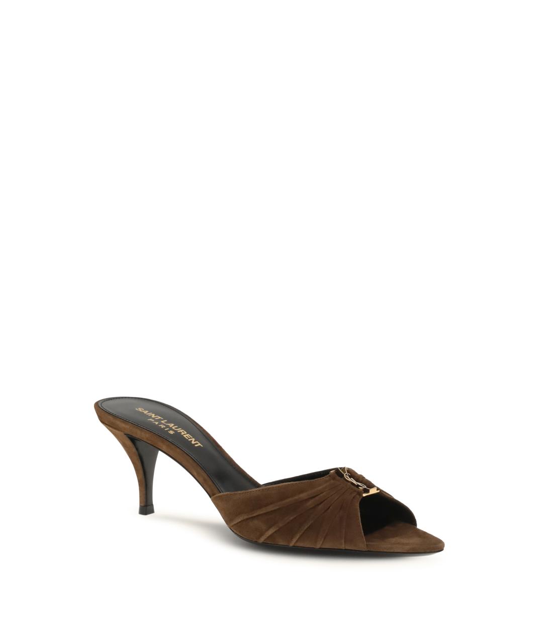 SAINT LAURENT Кожаные сандалии, фото 2