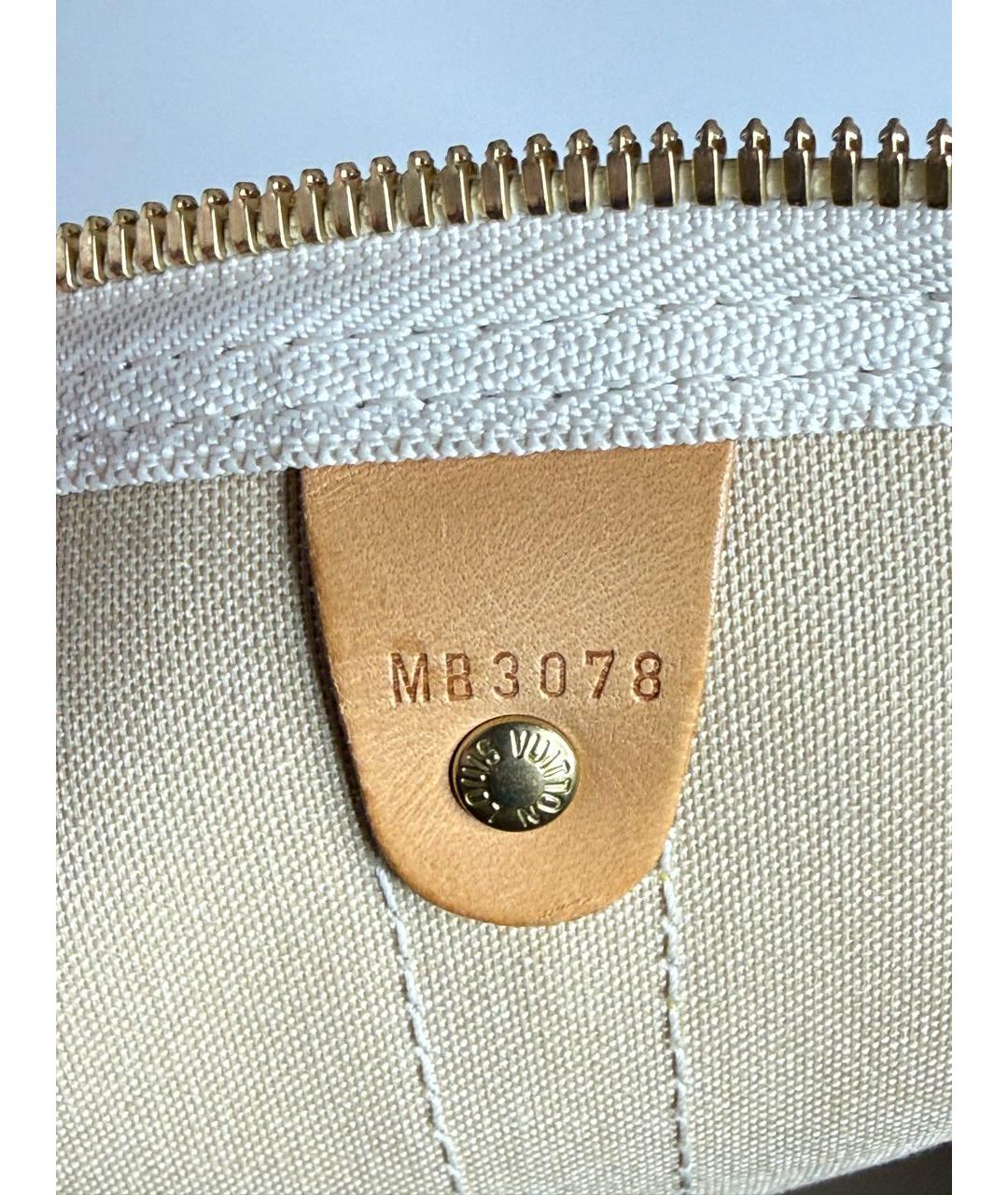 LOUIS VUITTON Белая дорожная/спортивная сумка, фото 8