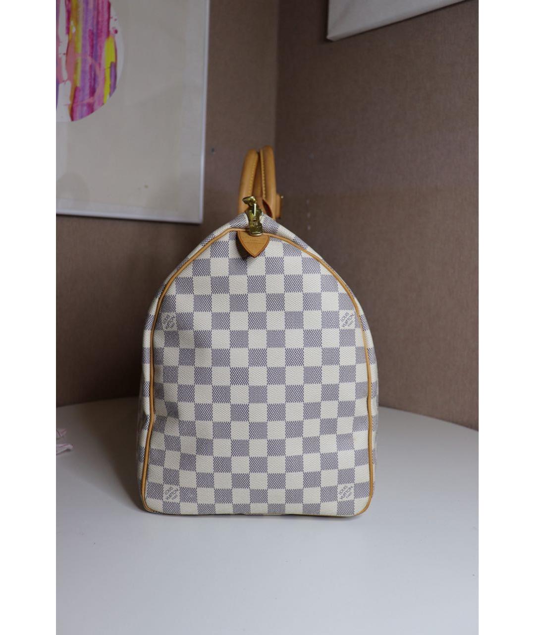 LOUIS VUITTON Белая дорожная/спортивная сумка, фото 4