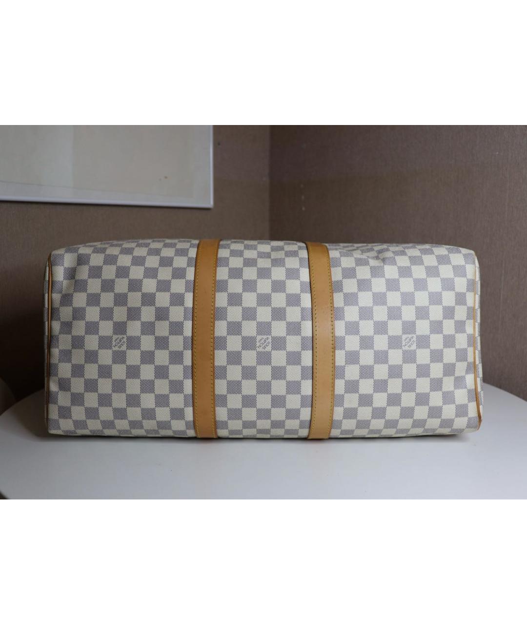 LOUIS VUITTON Белая дорожная/спортивная сумка, фото 5