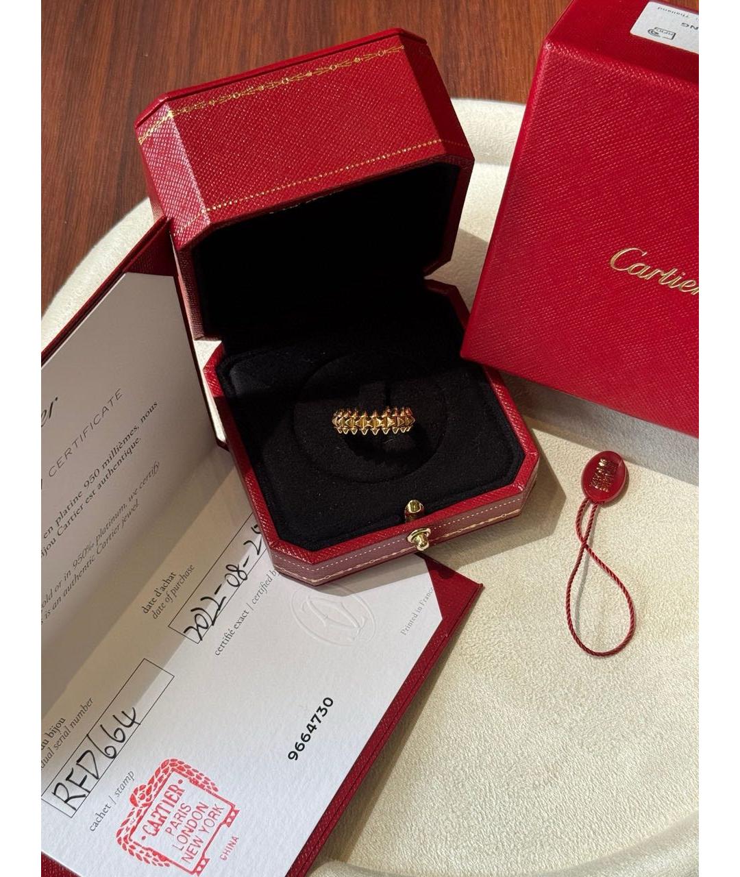 CARTIER Золотое кольцо из розового золота, фото 5