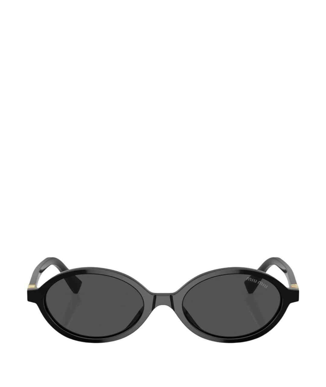 MIU MIU Черные солнцезащитные очки, фото 1