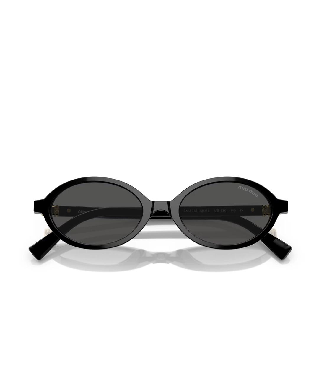 MIU MIU Черные солнцезащитные очки, фото 4