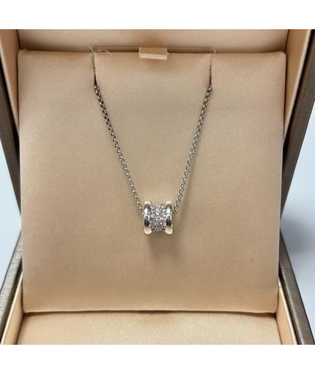 BVLGARI Серебряное колье из белого золота, фото 8