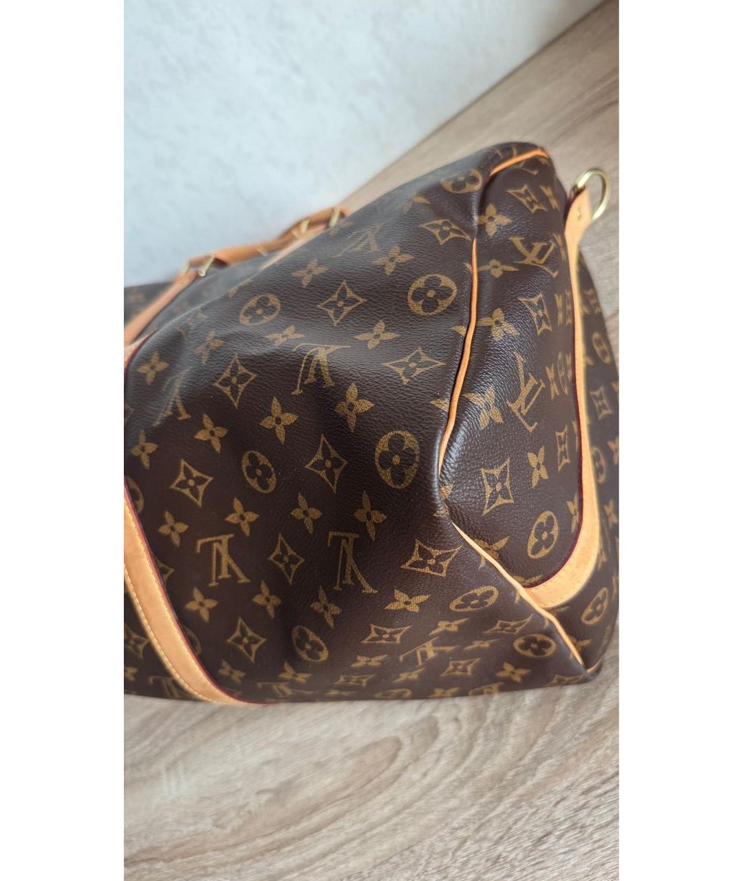 LOUIS VUITTON Коричневая дорожная/спортивная сумка, фото 5