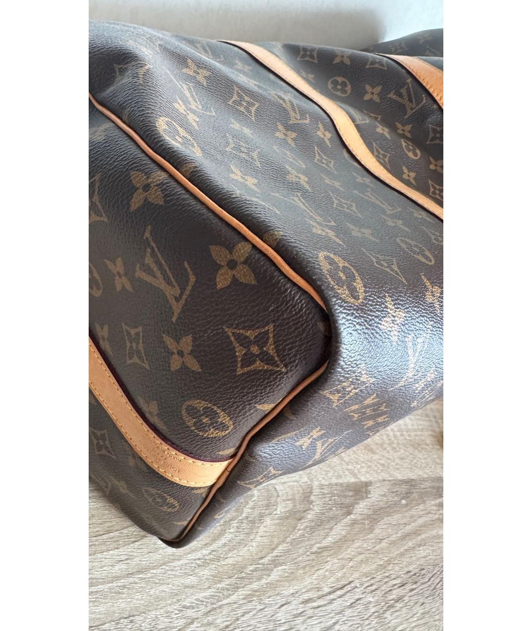 LOUIS VUITTON Коричневая дорожная/спортивная сумка, фото 3