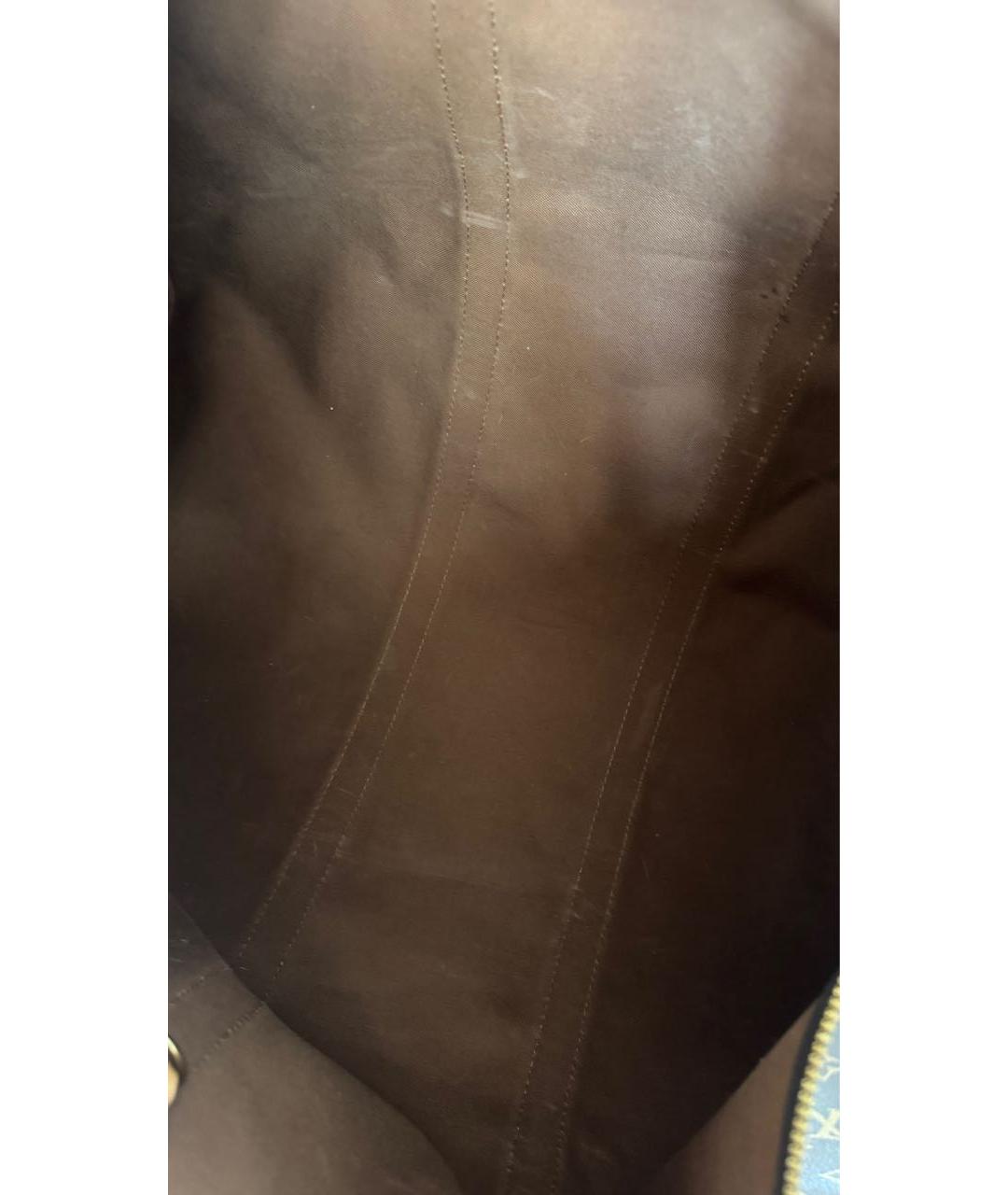 LOUIS VUITTON Коричневая дорожная/спортивная сумка, фото 7