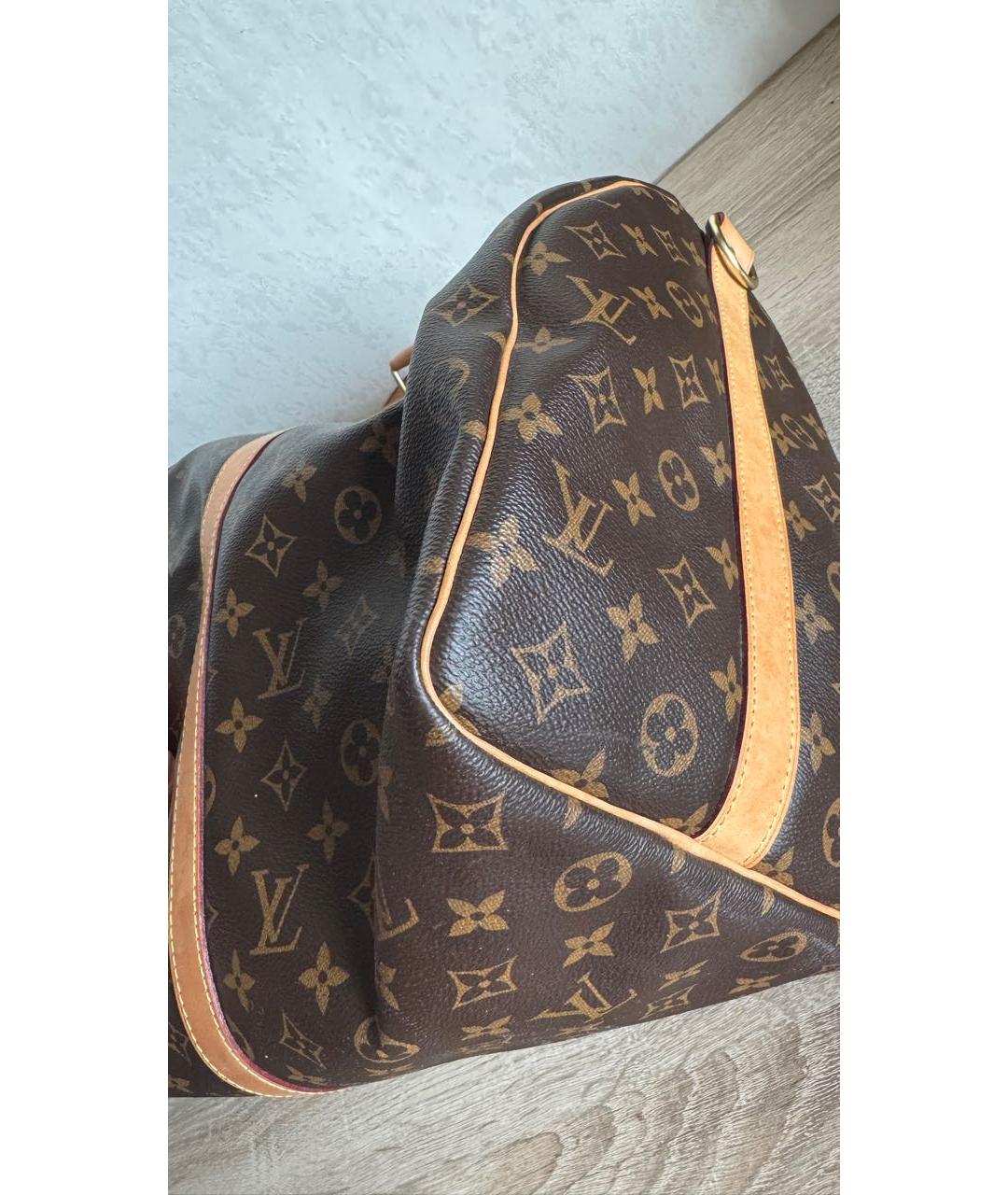 LOUIS VUITTON Коричневая дорожная/спортивная сумка, фото 4