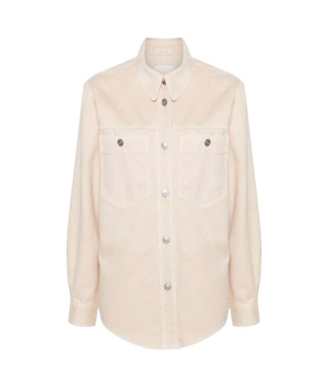 ISABEL MARANT ETOILE Бежевая хлопковая рубашка, фото 1