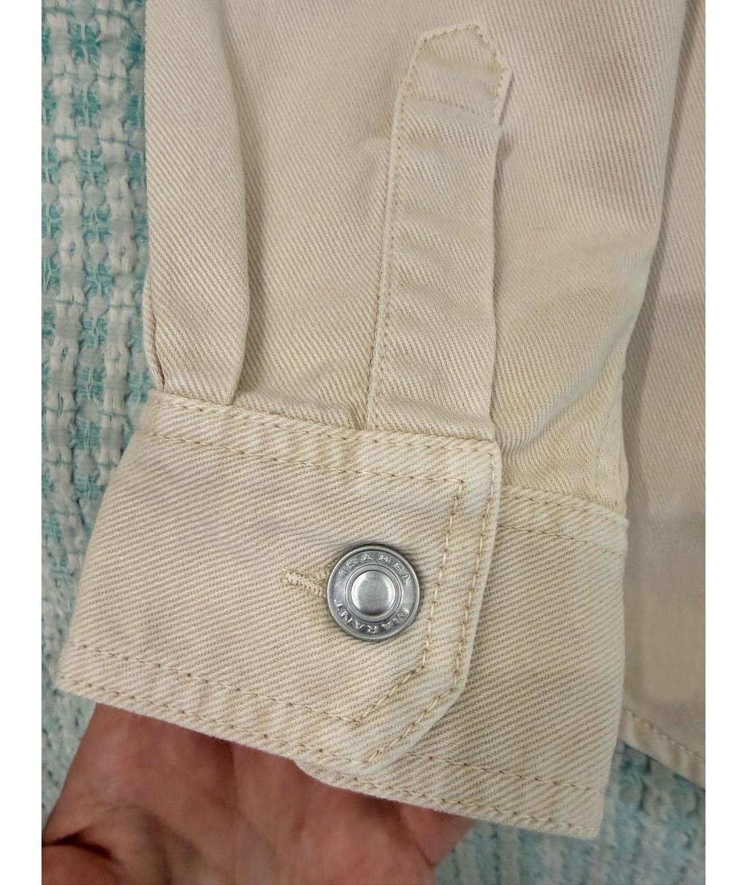 ISABEL MARANT ETOILE Бежевая хлопковая рубашка, фото 8