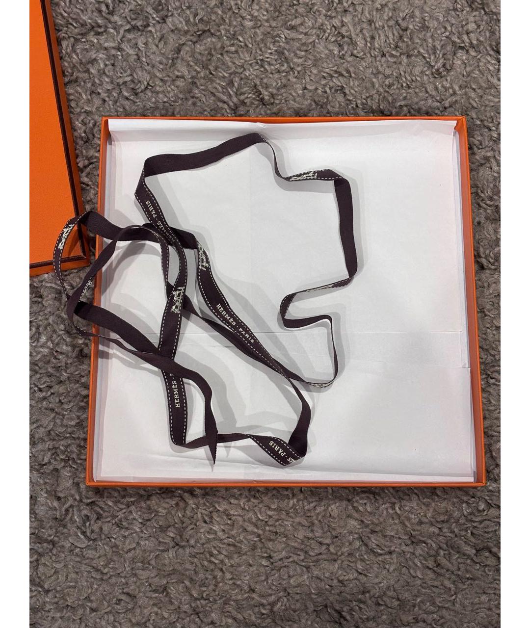 HERMES Мульти шелковый платок, фото 5