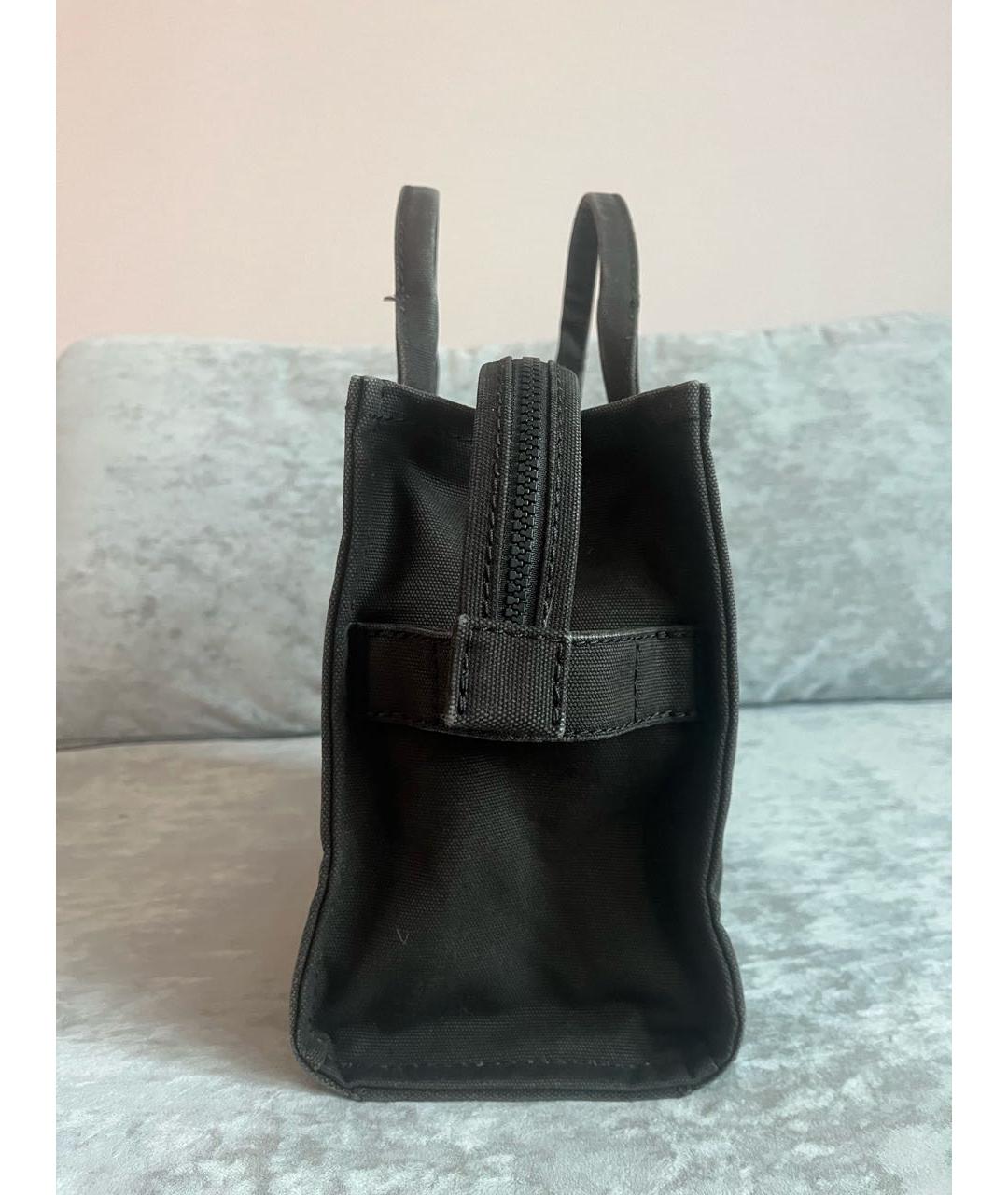 MARC JACOBS Черная хлопковая сумка тоут, фото 2